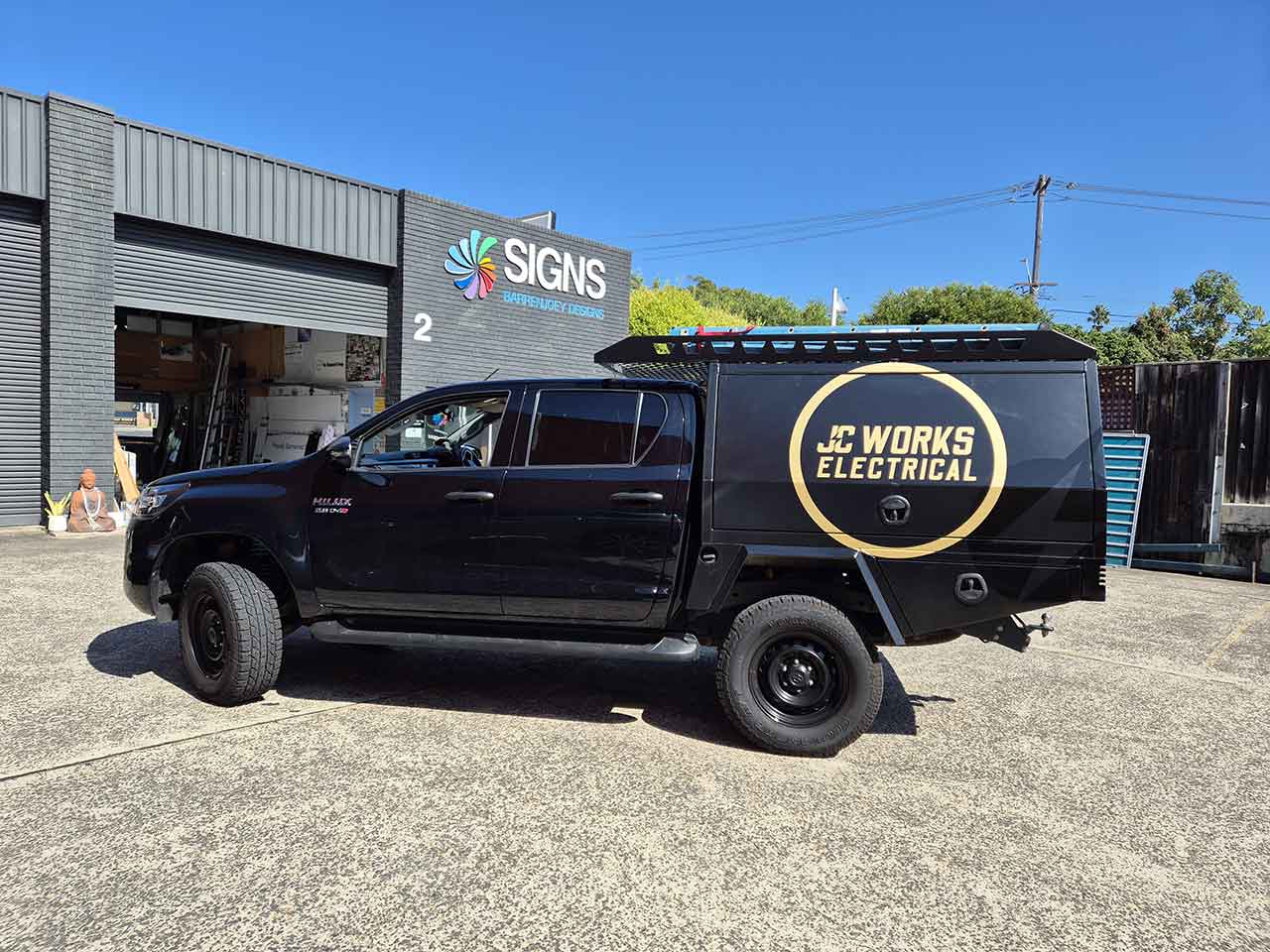 JC Works Electrical ute